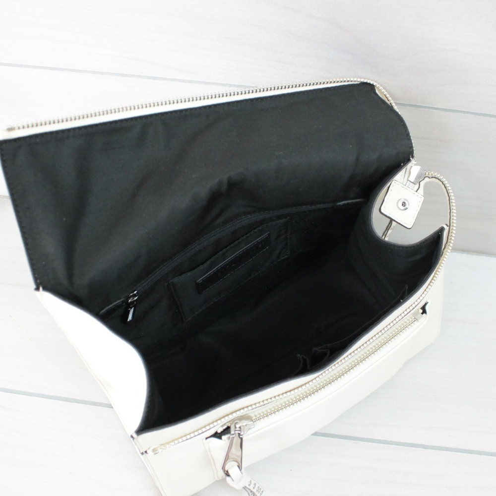 Rebecca Minkoff Jane Satchel Tote Antique White - Picture 7 of 8